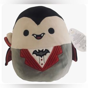 Squishmallows Dracula‎ Vlad Vampire Kellytoy Plush Halloween 8" New